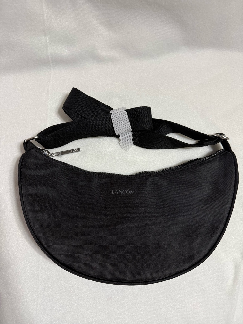 Lancome Black Crescent Crossbody Bag